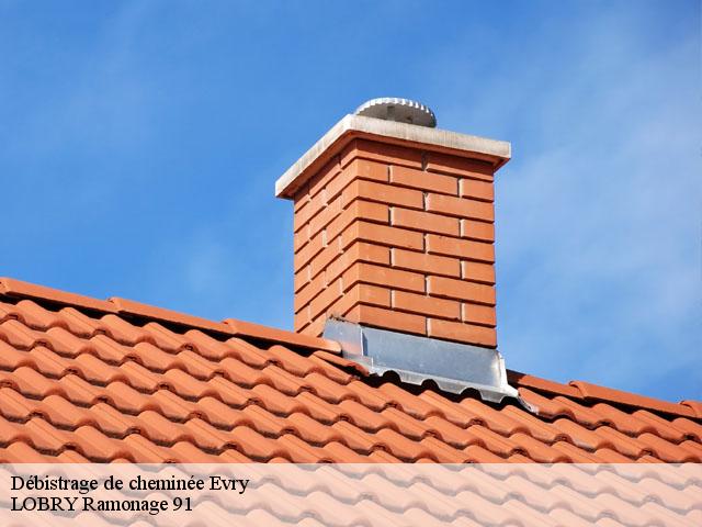 Débistrage de cheminée evry-91000 LOBRY Ramonage 91
