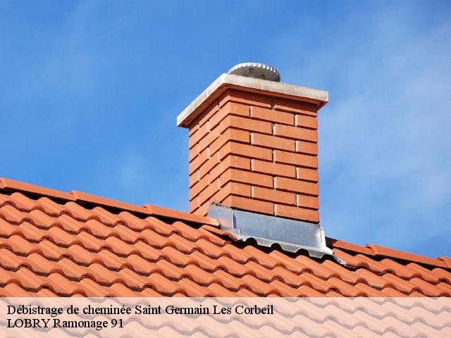 Débistrage de cheminée  saint-germain-les-corbeil-91250 LOBRY Ramonage 91